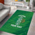 Custom Ireland Cricket Area Rug Irish Celtic Knot - National Color - Wonder Print Shop