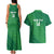 Custom Ireland Cricket Couples Matching Tank Maxi Dress and Hawaiian Shirt Irish Celtic Knot - National Color