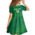 Custom Ireland Cricket Family Matching Summer Maxi Dress and Hawaiian Shirt Irish Celtic Knot - National Color