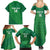 Custom Ireland Cricket Family Matching Summer Maxi Dress and Hawaiian Shirt Irish Celtic Knot - National Color