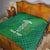 Custom Ireland Cricket Quilt Irish Celtic Knot - National Color - Wonder Print Shop