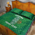 Custom Ireland Cricket Quilt Bed Set Irish Celtic Knot - National Color - Wonder Print Shop