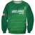 Custom Ireland Cricket Sweatshirt Irish Celtic Knot - National Color