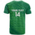 Custom Ireland Cricket T Shirt Irish Celtic Knot - National Color