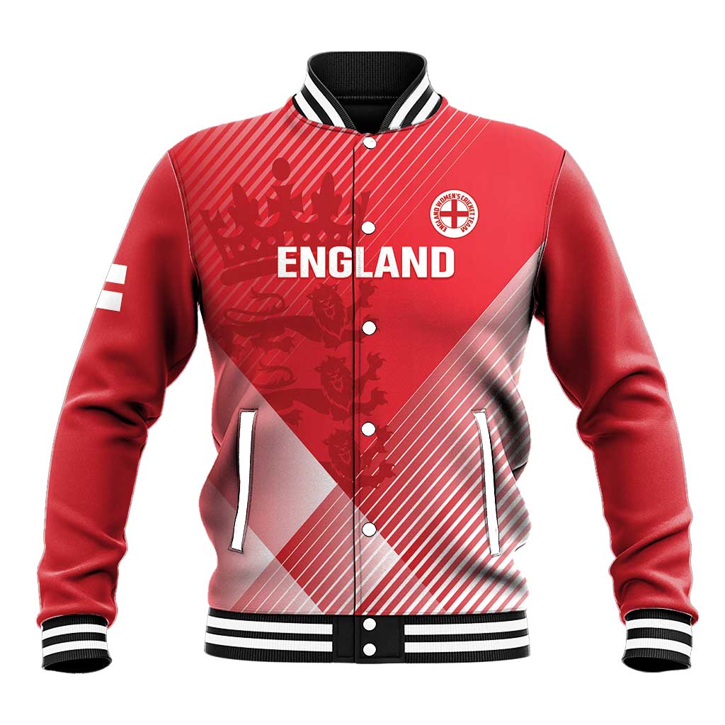 Custom England Cricket Baseball Jacket Go Champions Sporty Style - Wonder Print Shop