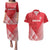 Custom England Cricket Couples Matching Puletasi and Hawaiian Shirt Go Champions Sporty Style - Wonder Print Shop