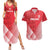 Custom England Cricket Couples Matching Summer Maxi Dress and Hawaiian Shirt Go Champions Sporty Style - Wonder Print Shop