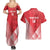 Custom England Cricket Couples Matching Summer Maxi Dress and Hawaiian Shirt Go Champions Sporty Style - Wonder Print Shop