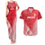 Custom England Cricket Couples Matching Tank Maxi Dress and Hawaiian Shirt Go Champions Sporty Style - Wonder Print Shop