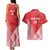 Custom England Cricket Couples Matching Tank Maxi Dress and Hawaiian Shirt Go Champions Sporty Style - Wonder Print Shop