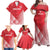 Custom England Cricket Family Matching Off Shoulder Maxi Dress and Hawaiian Shirt Go Champions Sporty Style - Wonder Print Shop