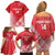 Custom England Cricket Family Matching Off Shoulder Short Dress and Hawaiian Shirt Go Champions Sporty Style - Wonder Print Shop