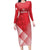 Custom England Cricket Long Sleeve Bodycon Dress Go Champions Sporty Style - Wonder Print Shop