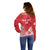 Custom England Cricket Off Shoulder Sweater Go Champions Sporty Style