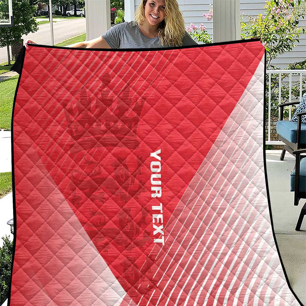 Custom England Cricket Quilt Go Champions Sporty Style