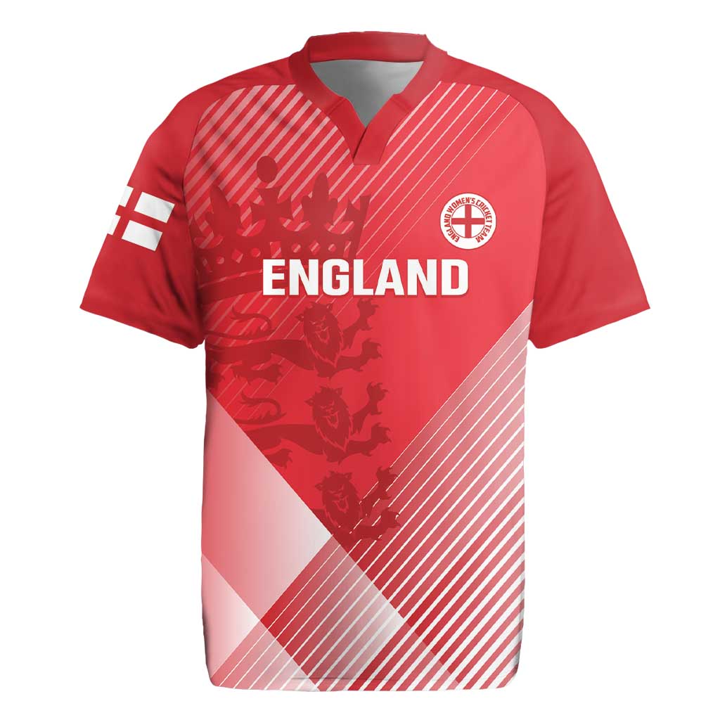 Custom England Cricket Rugby Jersey Go Champions Sporty Style