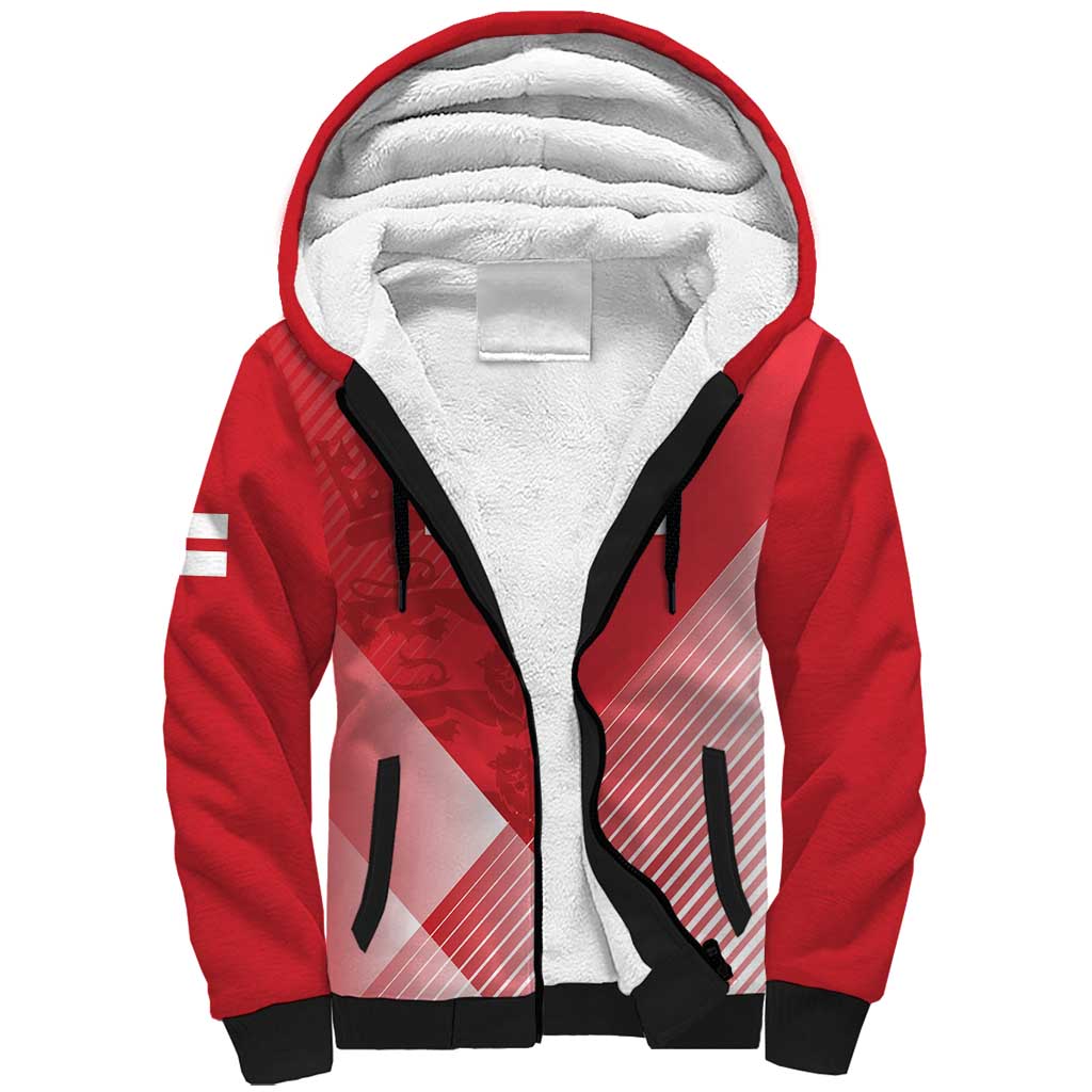 Custom England Cricket Sherpa Hoodie Go Champions Sporty Style