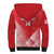 Custom England Cricket Sherpa Hoodie Go Champions Sporty Style