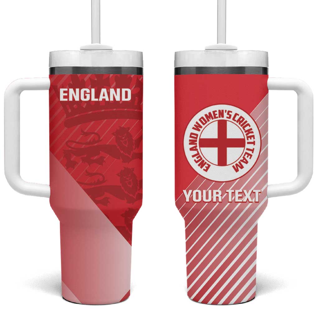 Custom England Cricket Tumbler With Handle Go Champions Sporty Style