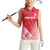 Custom England Cricket Women Sleeveless Polo Shirt Go Champions Sporty Style