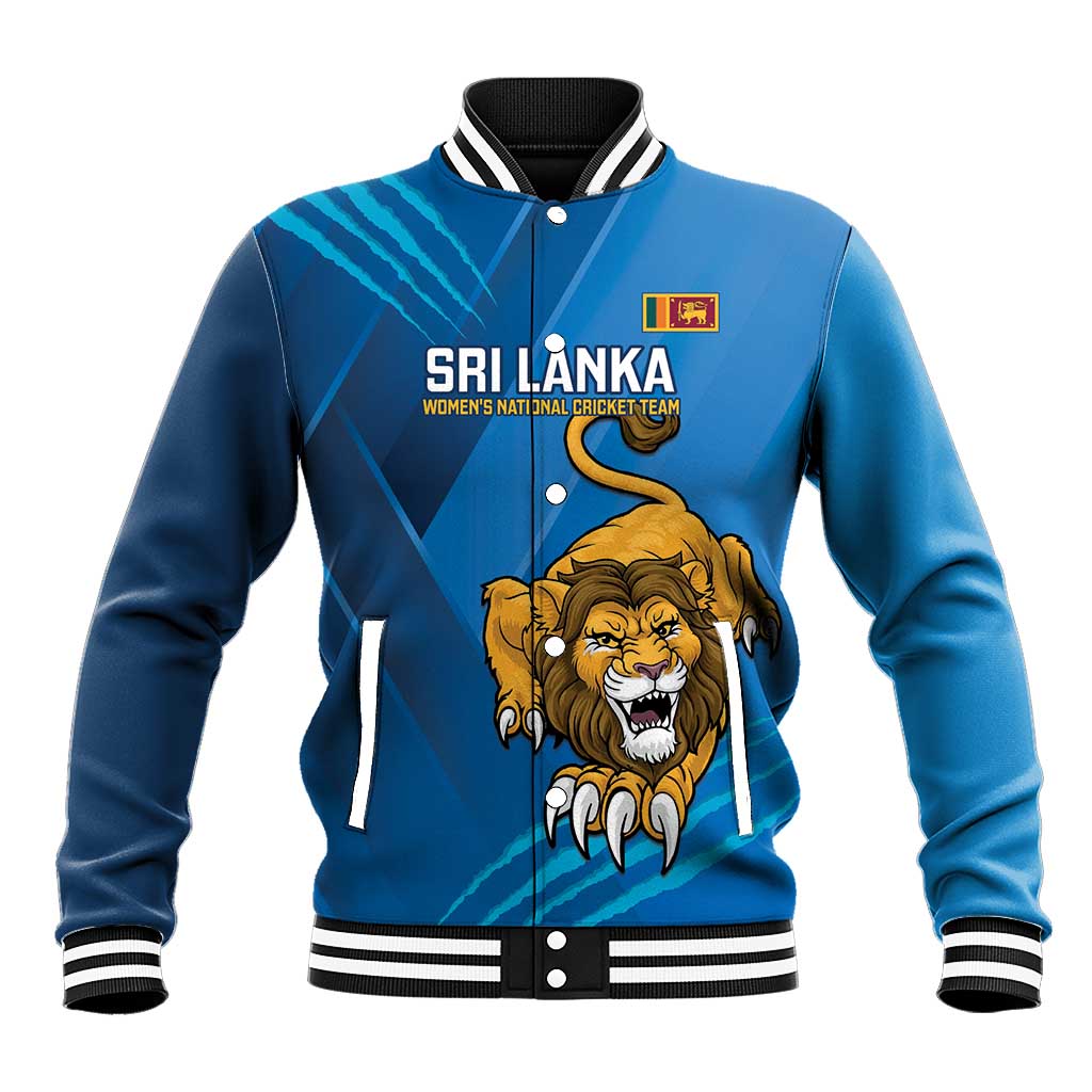 Custom Sri Lanka Cricket Baseball Jacket Go Champions Lion Sporty Style - Wonder Print Shop