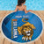 Custom Sri Lanka Cricket Beach Blanket Go Champions Lion Sporty Style - Wonder Print Shop