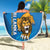 Custom Sri Lanka Cricket Beach Blanket Go Champions Lion Sporty Style - Wonder Print Shop