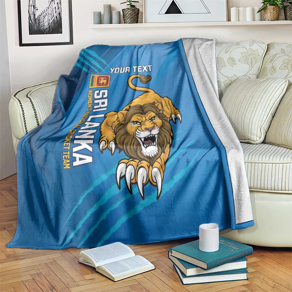 Custom Sri Lanka Cricket Blanket Go Champions Lion Sporty Style