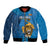 Custom Sri Lanka Cricket Bomber Jacket Go Champions Lion Sporty Style - Wonder Print Shop