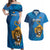 Custom Sri Lanka Cricket Couples Matching Off Shoulder Maxi Dress and Hawaiian Shirt Go Champions Lion Sporty Style - Wonder Print Shop