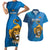 Custom Sri Lanka Cricket Couples Matching Short Sleeve Bodycon Dress and Hawaiian Shirt Go Champions Lion Sporty Style - Wonder Print Shop