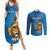 Custom Sri Lanka Cricket Couples Matching Summer Maxi Dress and Long Sleeve Button Shirt Go Champions Lion Sporty Style - Wonder Print Shop