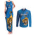 Custom Sri Lanka Cricket Couples Matching Tank Maxi Dress and Long Sleeve Button Shirt Go Champions Lion Sporty Style - Wonder Print Shop