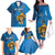 Custom Sri Lanka Cricket Family Matching Off The Shoulder Long Sleeve Dress and Hawaiian Shirt Go Champions Lion Sporty Style - Wonder Print Shop