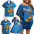 Custom Sri Lanka Cricket Family Matching Off Shoulder Short Dress and Hawaiian Shirt Go Champions Lion Sporty Style - Wonder Print Shop