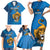 Custom Sri Lanka Cricket Family Matching Short Sleeve Bodycon Dress and Hawaiian Shirt Go Champions Lion Sporty Style - Wonder Print Shop