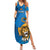 Custom Sri Lanka Cricket Family Matching Summer Maxi Dress and Hawaiian Shirt Go Champions Lion Sporty Style - Wonder Print Shop