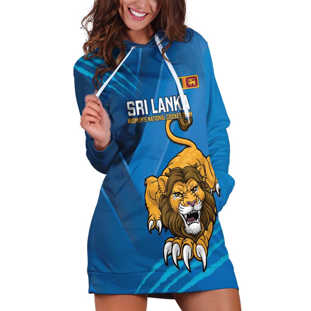 Custom Sri Lanka Cricket Hoodie Dress Go Champions Lion Sporty Style - Wonder Print Shop