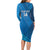 Custom Sri Lanka Cricket Long Sleeve Bodycon Dress Go Champions Lion Sporty Style - Wonder Print Shop