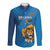 Custom Sri Lanka Cricket Long Sleeve Button Shirt Go Champions Lion Sporty Style - Wonder Print Shop