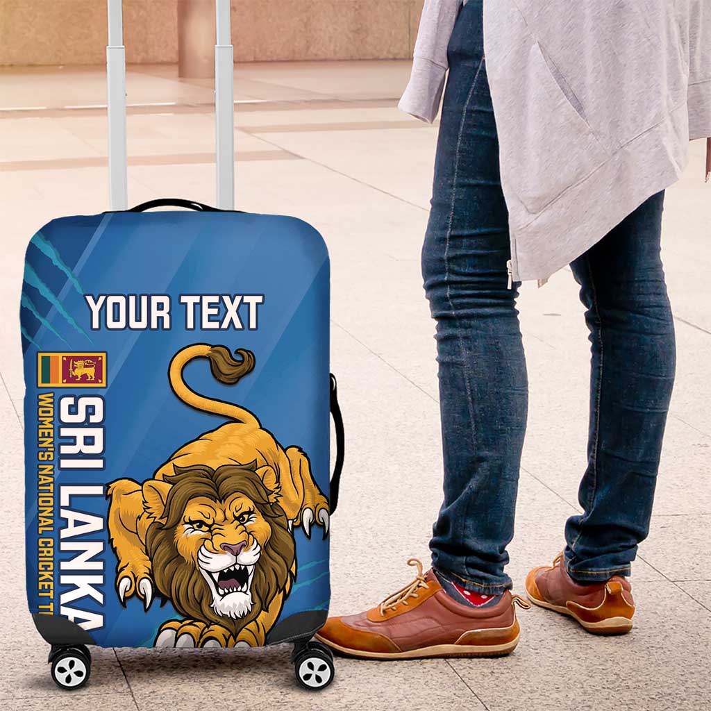 Custom Sri Lanka Cricket Luggage Cover Go Champions Lion Sporty Style - Wonder Print Shop