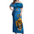 Custom Sri Lanka Cricket Off Shoulder Maxi Dress Go Champions Lion Sporty Style - Wonder Print Shop