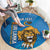 Custom Sri Lanka Cricket Round Carpet Go Champions Lion Sporty Style