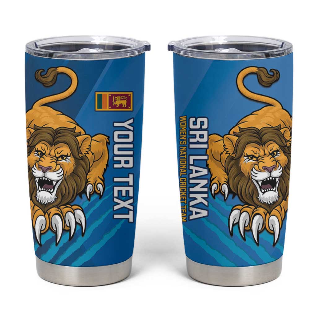 Custom Sri Lanka Cricket Tumbler Cup Go Champions Lion Sporty Style