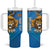 Custom Sri Lanka Cricket Tumbler With Handle Go Champions Lion Sporty Style - Wonder Print Shop