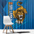 Custom Sri Lanka Cricket Window Curtain Go Champions Lion Sporty Style