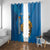 Custom Sri Lanka Cricket Window Curtain Go Champions Lion Sporty Style