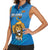 Custom Sri Lanka Cricket Women Sleeveless Polo Shirt Go Champions Lion Sporty Style