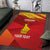 Custom Zimbabwe Cricket Area Rug Go Lady Chevrons Grunge Style