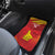 Custom Zimbabwe Cricket Car Mats Go Lady Chevrons Grunge Style - Wonder Print Shop